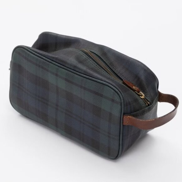 Ralph Lauren Classic Plaid Toiletry Pouch- VINTAGE! - Picture 14 of 14